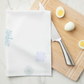 Bleke Sneeuwvlokken Theedoek (Quarter Fold)