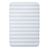 Bleke strepen met blauw en wit snoep badmat (Voorkant Verticaal)