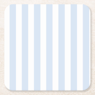 Bleke strepen met blauw en wit snoep kartonnen onderzetters