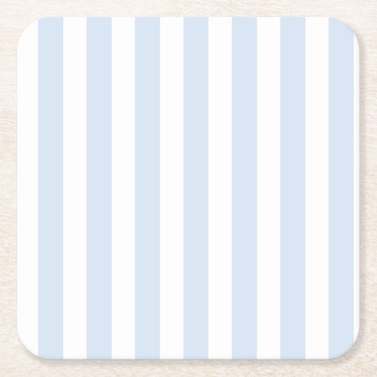 Bleke strepen met blauw en wit snoep kartonnen onderzetters (Voorkant)