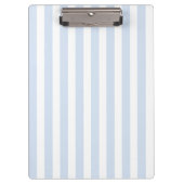 Bleke strepen met blauw en wit snoep klembord (Voorkant)