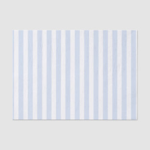 Bleke strepen met blauw en wit snoep tissuepapier