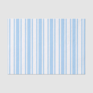 Bleke strepen met blauw en wit snoep tissuepapier