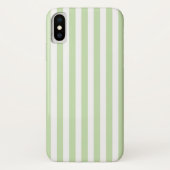 Bleke strepen met groen en wit snoep Case-Mate iPhone case (Achterkant)