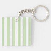 Bleke strepen met groen en wit snoep sleutelhanger (Achterkant)