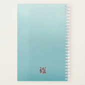 Bleke Tealroze Planner (Achterkant)