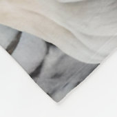 Bleke tijgers in een blauw groen Oerwoud Fleece Deken (Hoek)