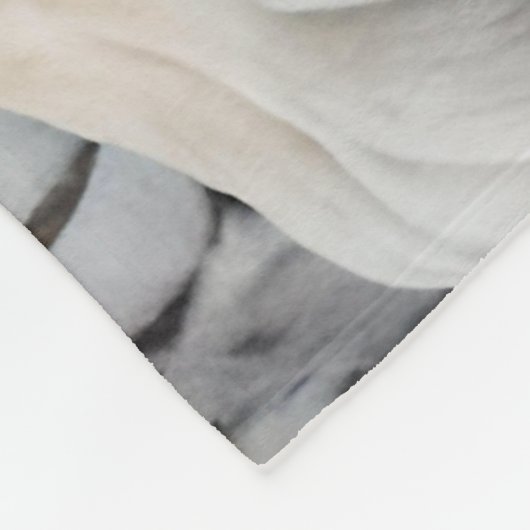 Bleke tijgers in een blauw groen Oerwoud Fleece Deken (Hoek)