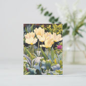 Bleke Tulpen Briefkaart (Staand voorkant)