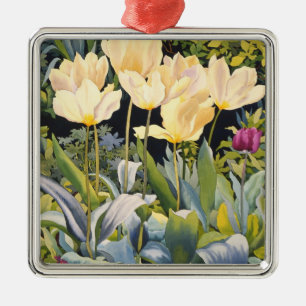 Bleke Tulpen Metalen Ornament