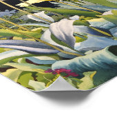 Bleke Tulpen Poster (Hoek)