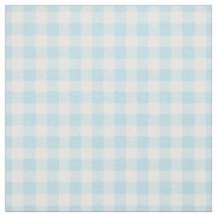 Bleke turquoise gingham check stof