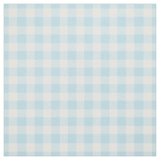 Bleke turquoise gingham check stof (Swatch)