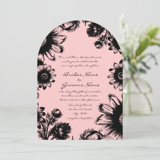 Bleke uitnodiging tot het indienen van dogwood en  (Staand voorkant)