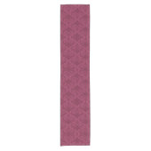 Bleke Wijn Damask Bows Korte Tafelloper (Voorkant)