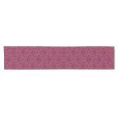 Bleke Wijn Damask Bows Korte Tafelloper (Horizontaal)