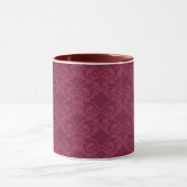 Bleke Wijn Damask Bows Mok (Midden)