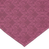 Bleke Wijn Damask Bows Tafelkleed (Gekanteld)