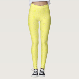 Bleke Yellow Designer Leggings van Julie Everhart