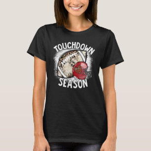 Bleken aanraakscherm Amerikaans Football Game D T-shirt