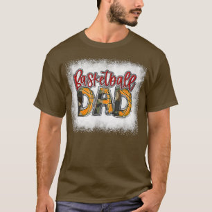 Bleken Basketball Pap Camo print grappige pap Fath T-shirt