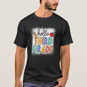 Bleken Hallo derdegraads docent-studenten T-shirt