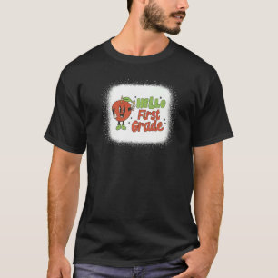 Bleken Hallo eerste klas docent student eerste dag T-shirt