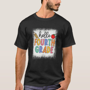 Bleken Hallo vierde klas leraarsstudent T-shirt