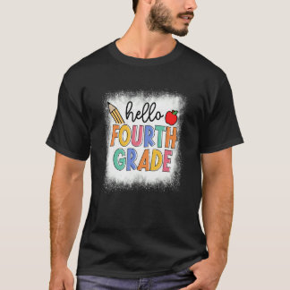 Bleken Hallo vierde klas leraarsstudent T-shirt