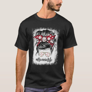 Bleken honkbal Nonnie Life Messy Bun Sunbril T-shirt