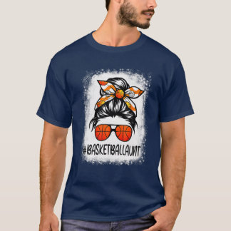 Bleken honkbal Tunt Life Bun Basketball T-shirt