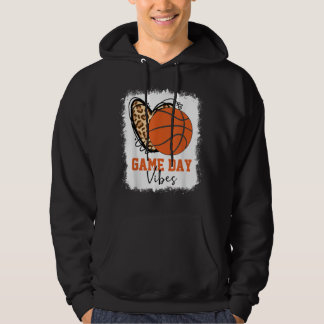 Bleken honkbalwedstrijd Vibes Basketball mama Hoodie