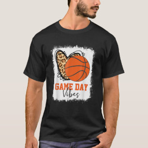 Bleken honkbalwedstrijd Vibes Basketball mama T-shirt