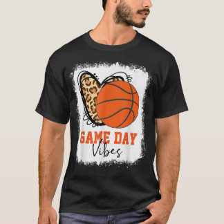 Bleken honkbalwedstrijd Vibes Basketball mama T-shirt