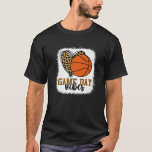 Bleken honkbalwedstrijd Vibes Basketball mama T-shirt