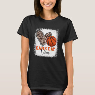 Bleken honkbalwedstrijd Vibes Basketball mama T-shirt