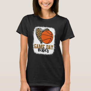 Bleken honkbalwedstrijd Vibes Basketball mama T-shirt