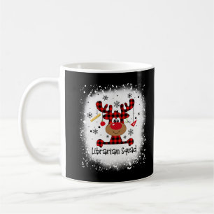 Bleken librarian Squad Reindeer Funny Kerstmis Koffiemok
