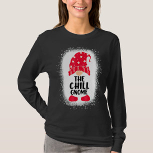 Bleken met kerstmis van de Chill Gnome-familie T-shirt