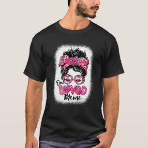 Bleken One Loved Meme Messy Bun Women Valentijn' T-shirt