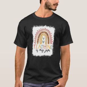 Bleken regenboogonderricht is mijn jam leraar appr t-shirt