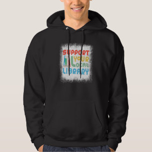 Bleken support voor uw boekdag in de lokale biblio hoodie