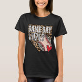 Bleken T-shirt Ball Game Day Vibes Leopard T-shirt (Voorkant)