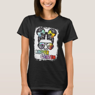 Bleken tie-kleurstof Hallo Kindergarten terug naar T-shirt