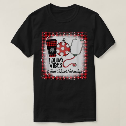 Bleken vakantiedagen en dat schoolleven t-shirt (Design voorkant)