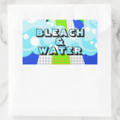 BLEKEN & WATER RECHTHOEKIGE STICKER (Tas)