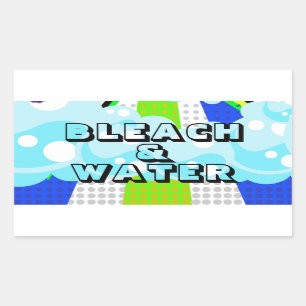 BLEKEN & WATER RECHTHOEKIGE STICKER