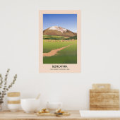 Blencathra Lake District Nationaal Park Reizen Poster (Keuken)