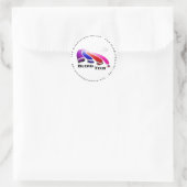 Blend Tech-Stickers Ronde Sticker (Tas)