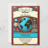 Blend Travel Cabin Beach Bestemming 32e verjaardag Kaart (Voorkant)